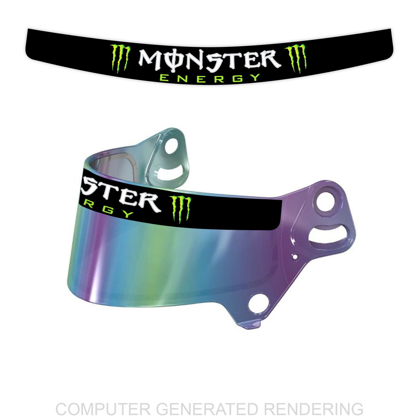 Monster Energy Visor Sticker