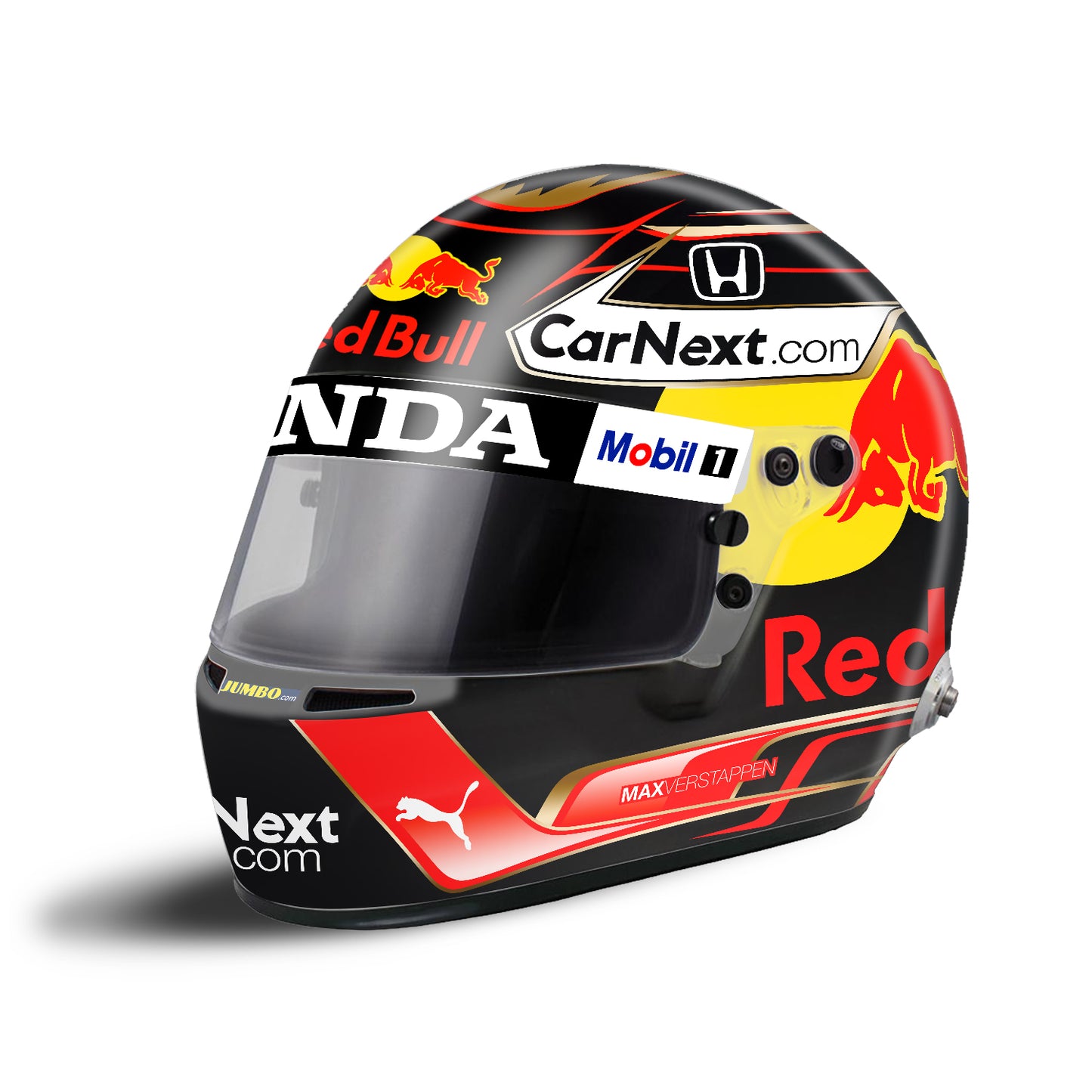 VER RB 2021 Helmet Replica Sticker Kit