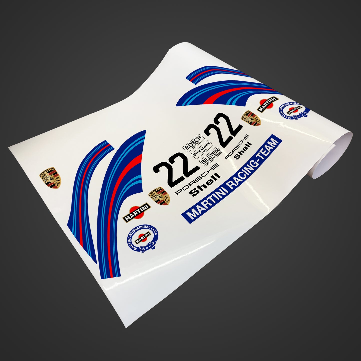 1971 Porsche 917K Le Mans Martini Sticker Kit