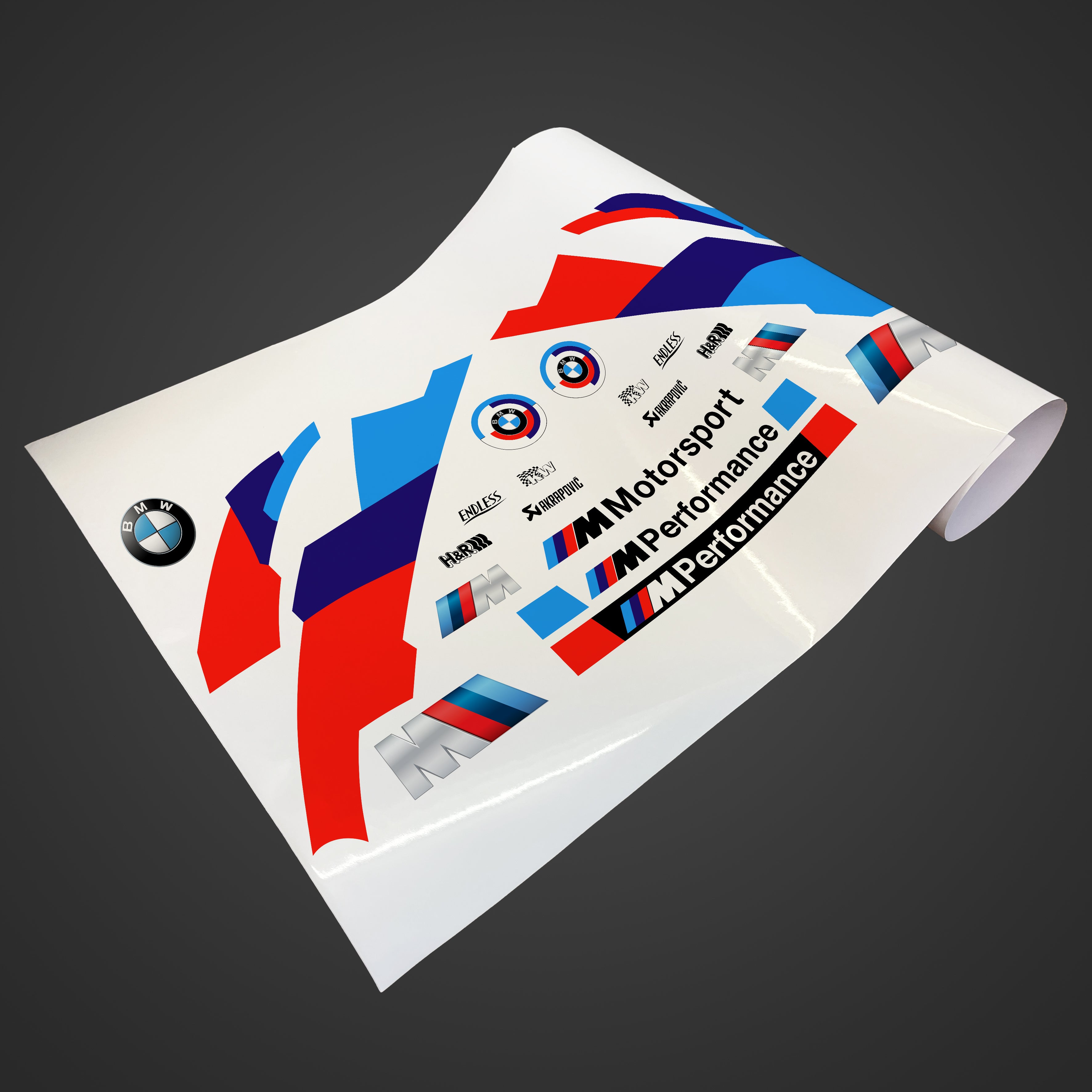 Imsa Sticker BMW Motorsport IMSA Inspired Sticker Kit – Racing Helmet Art