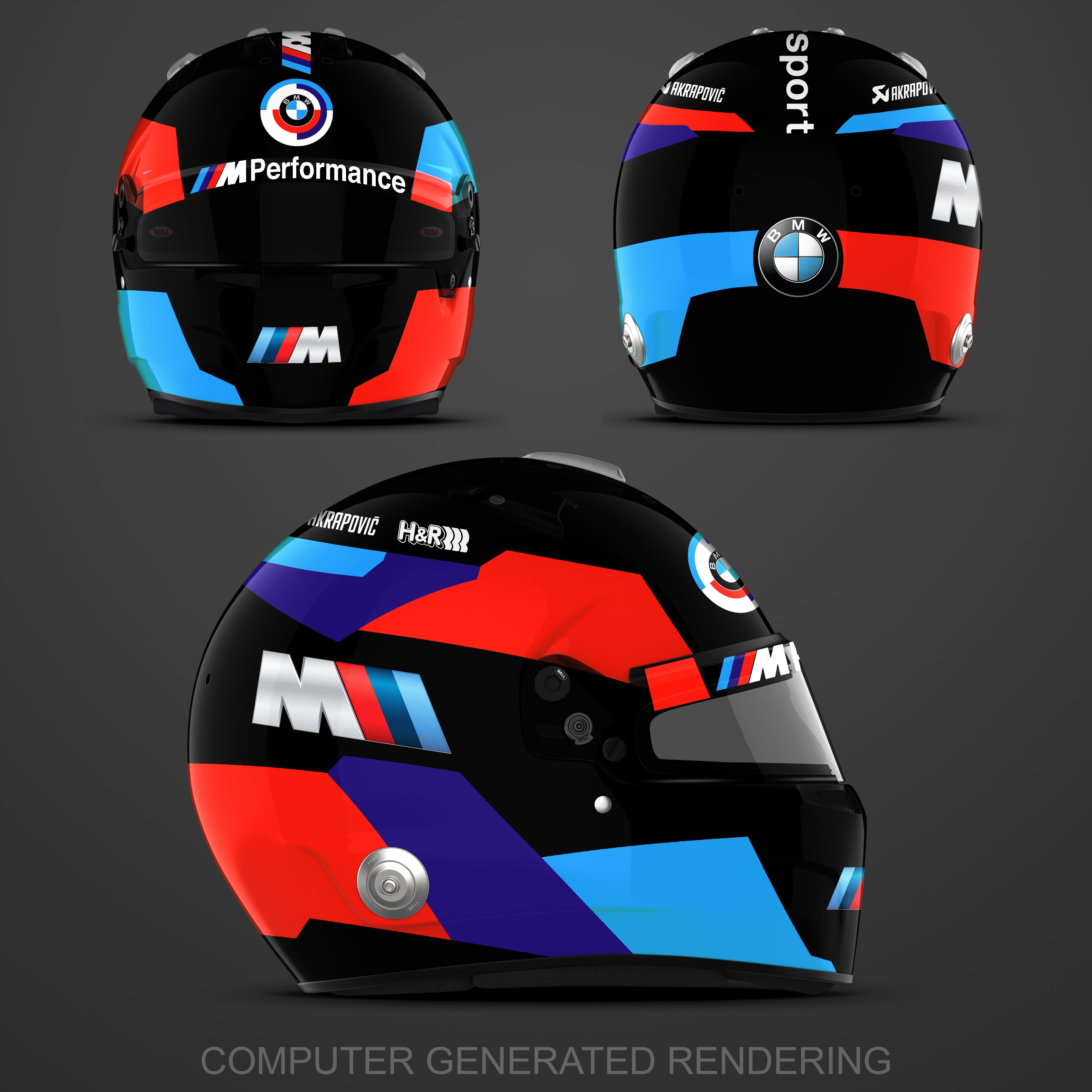 Imsa Sticker BMW Motorsport IMSA Inspired Sticker Kit – Racing Helmet Art
