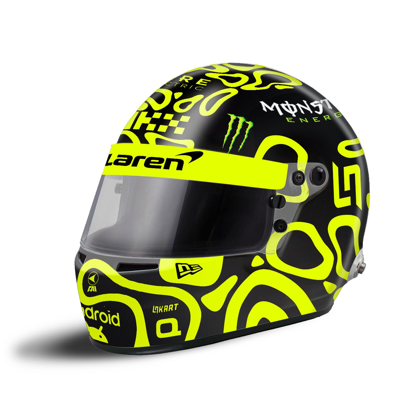 2024 Las Vegas Norris Helmet Replica Sticker Kit