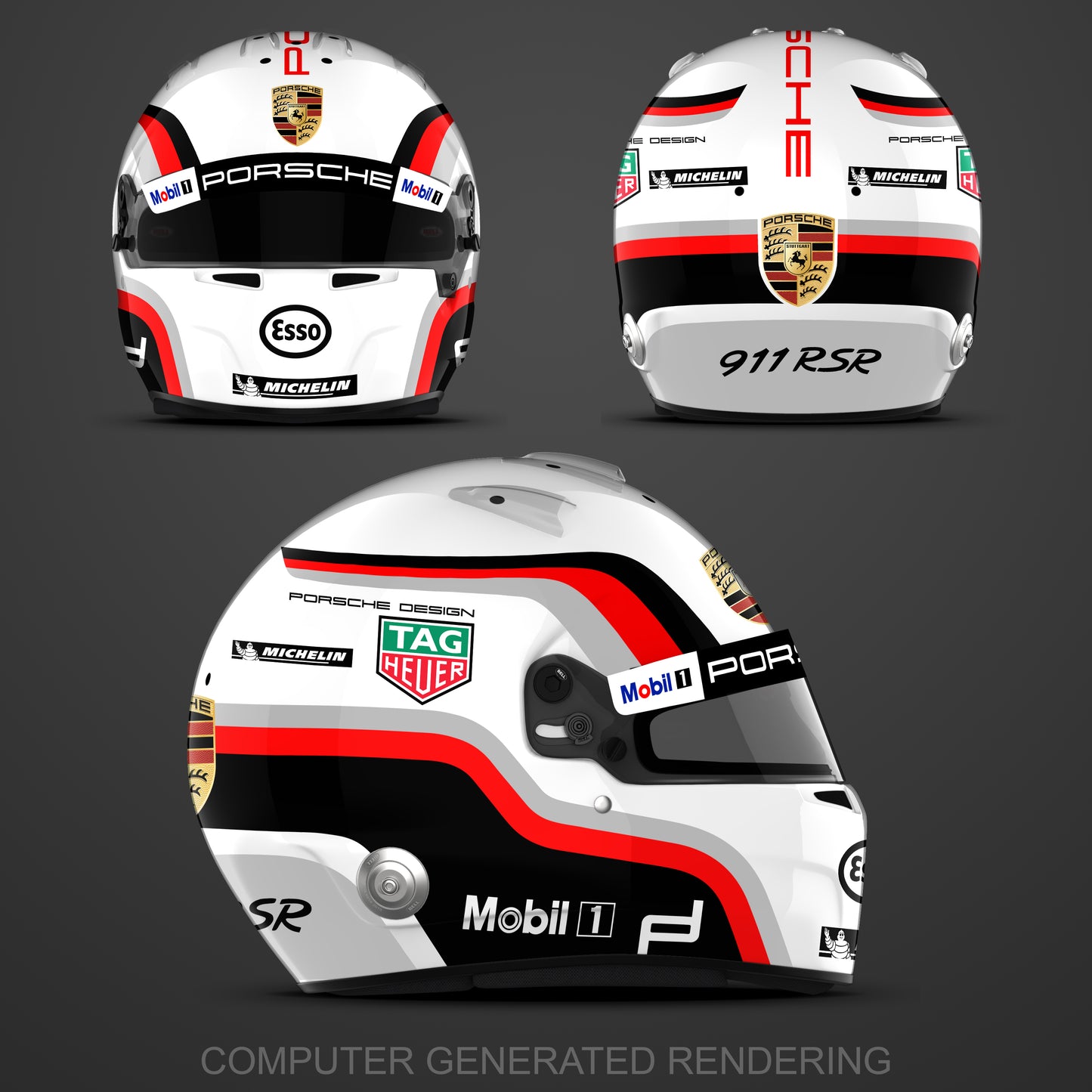 2018 PORSCHE 911 RSR Inspired Sticker Kit