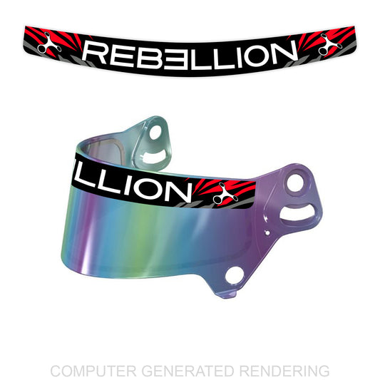 Rebellion TVR Visor Sticker