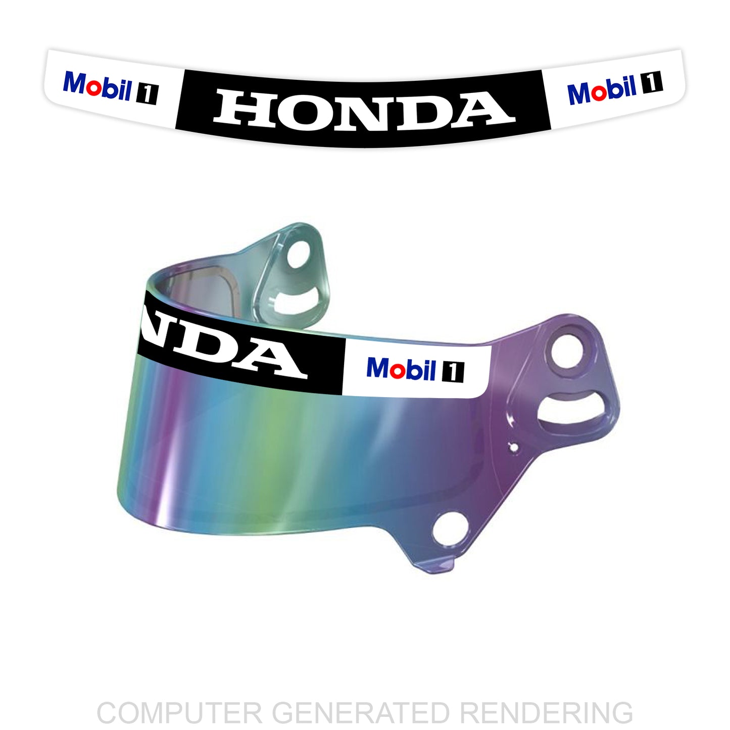 HONDA Mobil 1 Visor Sticker