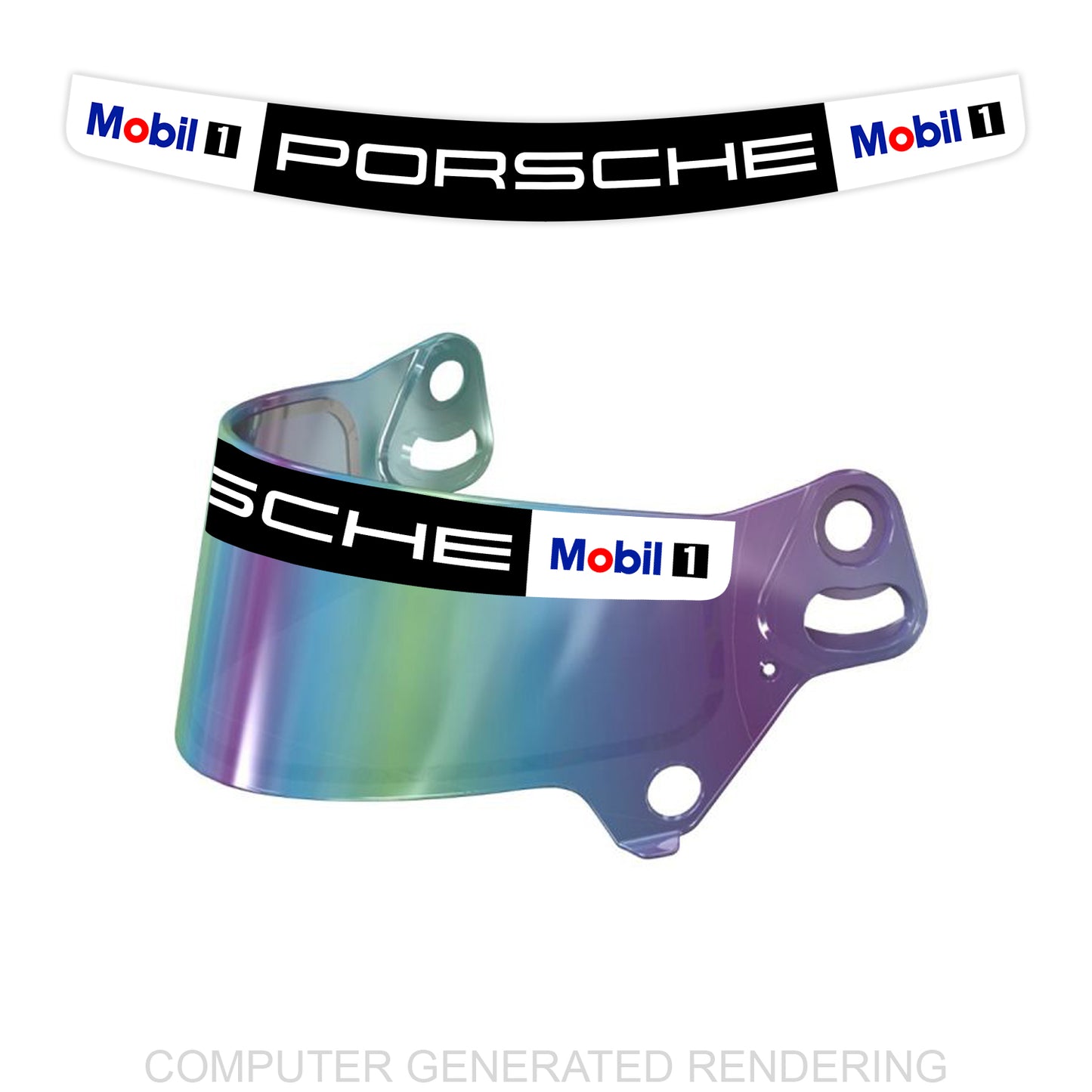 Porsche Mobil 1 Visor Sticker