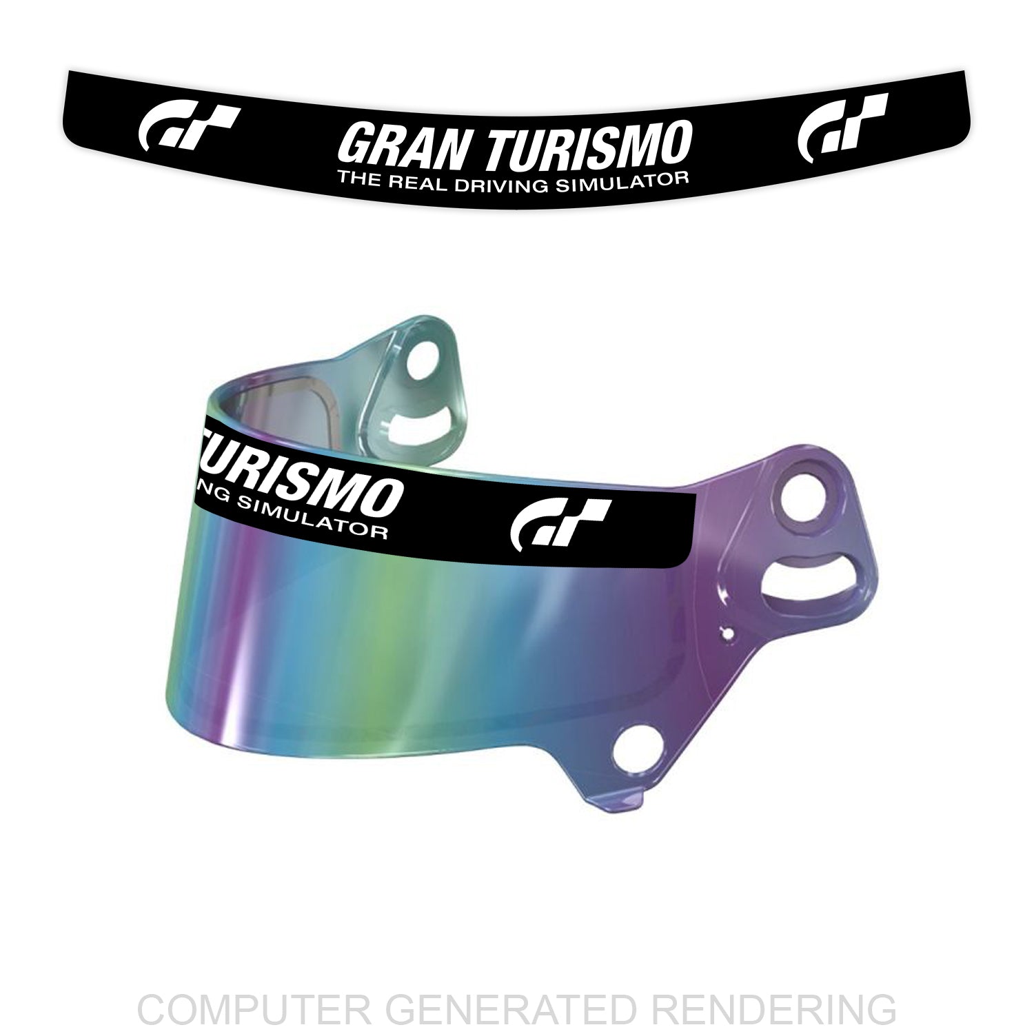 Gran Turismo Visor Sticker – Racing Helmet Art