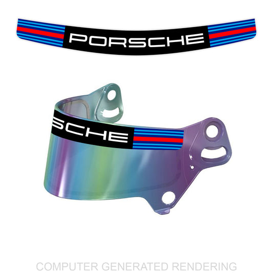 Porsche Martini Visor Sticker