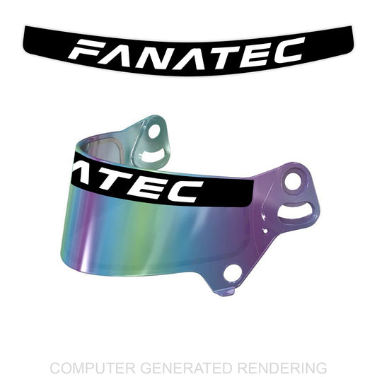 Black Fanatec Visor Sticker