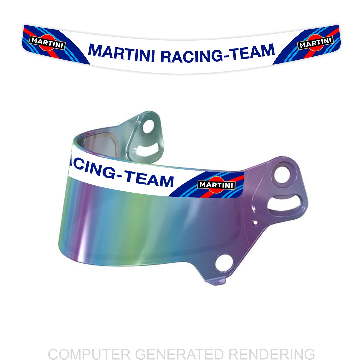 Martini Visor Sticker