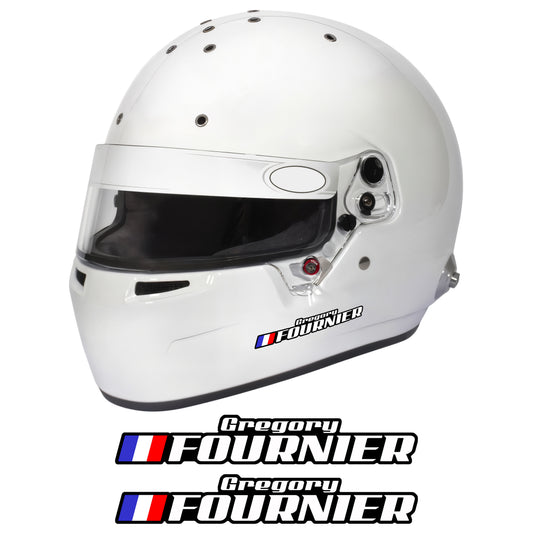 2 x Custom Driver Name Sticker 8cm
